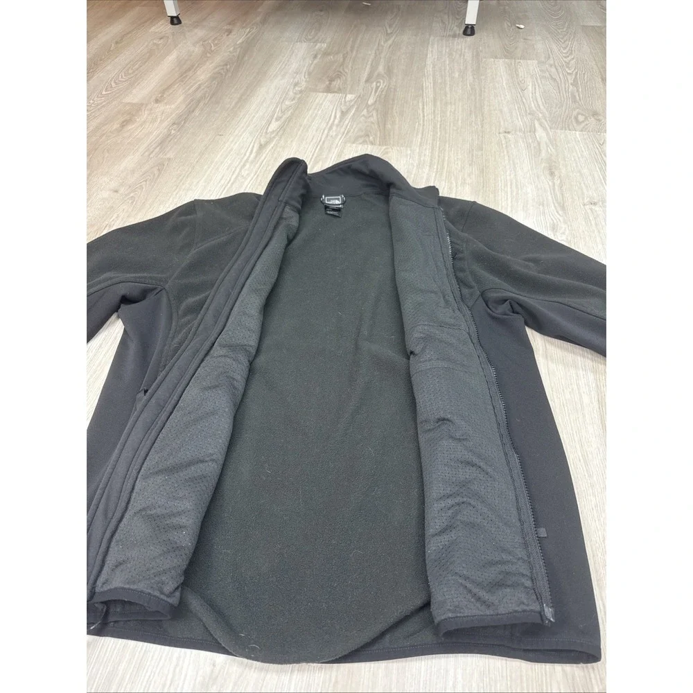 The North Face Glacier Mens Fleece Black Full Zip Warm Durable Jacket Coat Sz XL